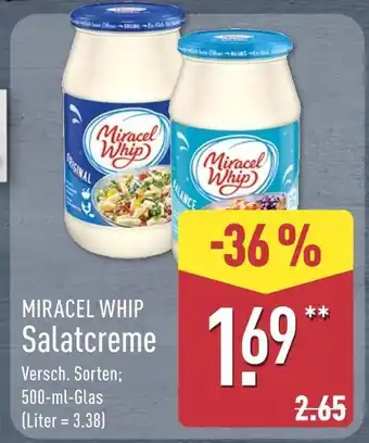Aldi Nord Miracel whip salatcreme original Angebot