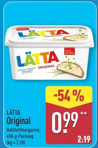 Aldi Nord Lätta original Angebot