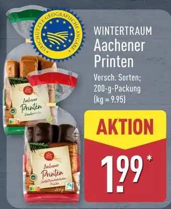 Aldi Nord Wintertraum aachener printen Angebot