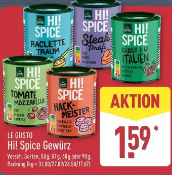 Aldi Nord Le gusto hi! spice raclette traum Angebot