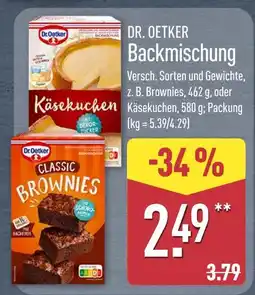 Aldi Nord Dr. oetker classic brownies Angebot