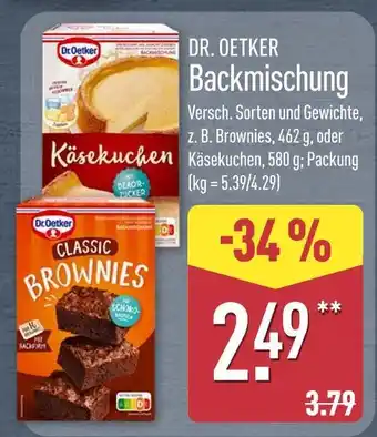 Aldi Nord Dr. oetker classic brownies Angebot