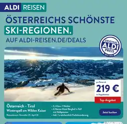 Aldi Nord Österreich - tirol winterspaß am wilden kaiser Angebot
