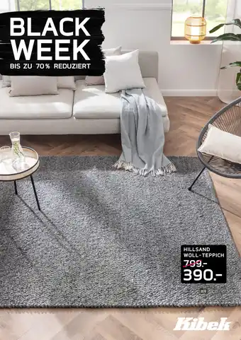 Kibek Kibek hillsand woll-teppich Angebot