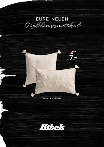 Kibek Kibek manly kissen Angebot