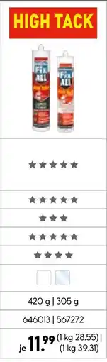 Hellweg High tack fix all high tack Angebot