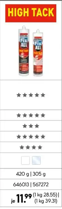 Hellweg High tack fix all high tack Angebot