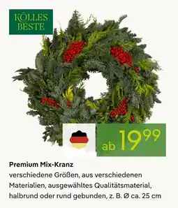 Pflanzen Kölle Kölles beste premium mix-kranz Angebot