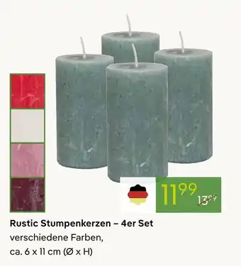 Pflanzen Kölle Rustic stumpenkerzen Angebot