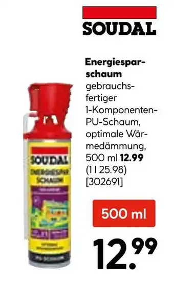 Hellweg Soudal energiespar-schaum Angebot