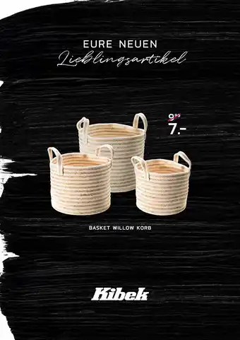 Kibek Kibek basket willow korb Angebot