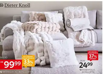 XXXLutz Dieter knoll kissenhülle in felloptik „ponpon“ Angebot