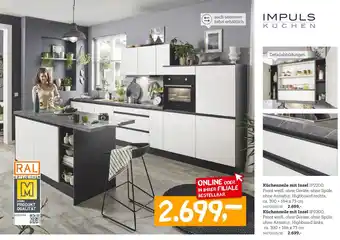 XXXLutz Impuls küchenzeile mit insel Angebot