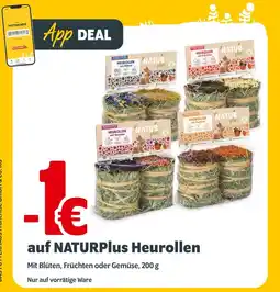 Das Futterhaus Naturplus app deal rabatt 1€ Angebot