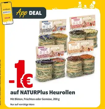 Das Futterhaus Naturplus app deal rabatt 1€ Angebot