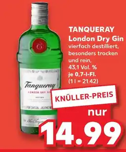 Kaufland Tanqueray london dry gin Angebot