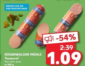 Kaufland Rügenwalder mühle teewurst Angebot