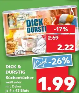 Kaufland Dick & durstig küchentücher Angebot