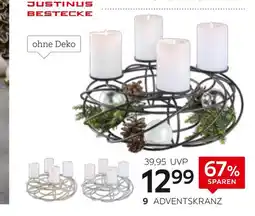 XXXLutz Justinus bestecke adventskranz „lifestyle“ Angebot