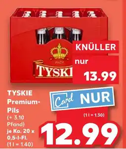 Kaufland Tyskie premium-pils Angebot
