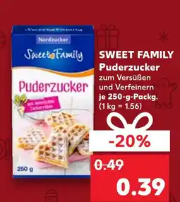 Kaufland Sweet family puderzucker Angebot