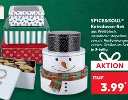 Kaufland Spice&soul keksdosen-set Angebot