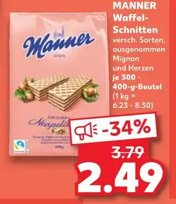 Kaufland Manner waffel-schnitten Angebot