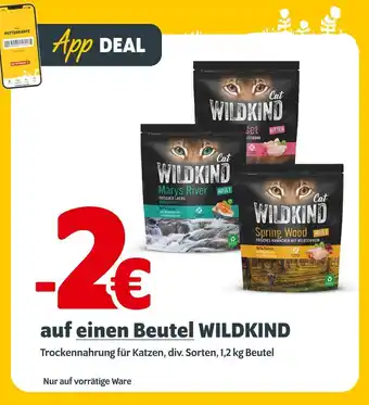Das Futterhaus Wildkind app deal rabatt 2€ Angebot