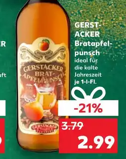 Kaufland Gerstacker bratapfelpunsch Angebot