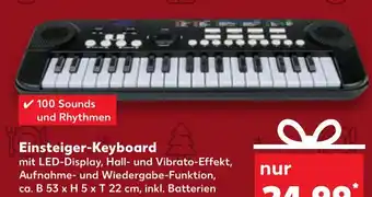 Kaufland Einsteiger-keyboard Angebot
