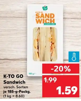 Kaufland K-to go sandwich Angebot