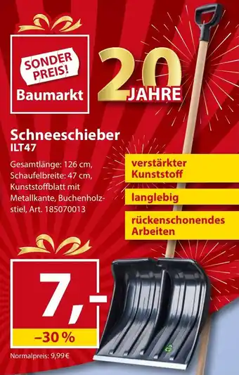 Sonderpreis Baumarkt Schneeschieber ILT47 Angebot