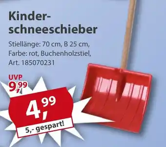 Sonderpreis Baumarkt Kinderschneeschieber Angebot