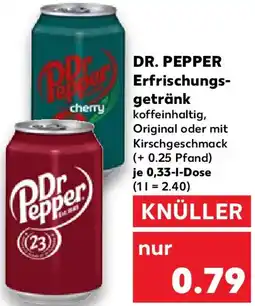 Kaufland DR. PEPPER Erfrischungsgetränk Angebot