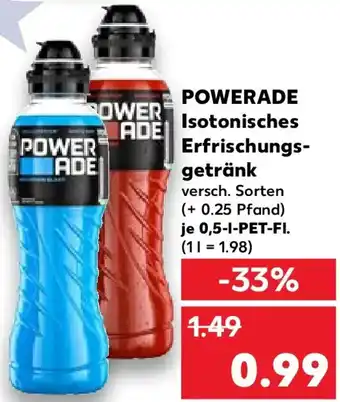 Kaufland POWERADE Isotonisches Erfrischungsgetränk Angebot