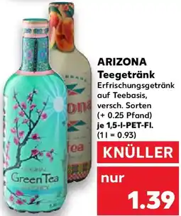 Kaufland ARIZONA Teegetränk Angebot