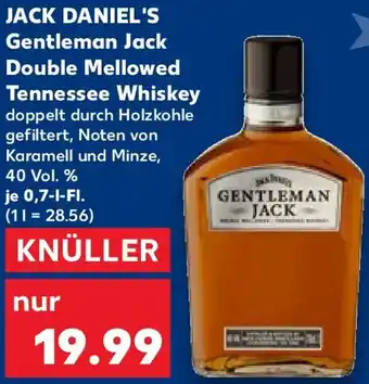 Kaufland JACK DANIEL'S Gentleman Jack Double Mellowed Tennessee Whiskey Angebot