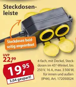 Sonderpreis Baumarkt Steckdosenleiste Angebot