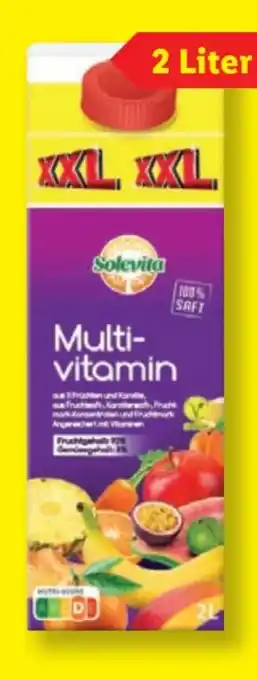 Lidl Solevita Multivitaminsaft XXL Angebot