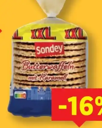 Lidl Sondey Butterwaffeln Karamell XXL Angebot