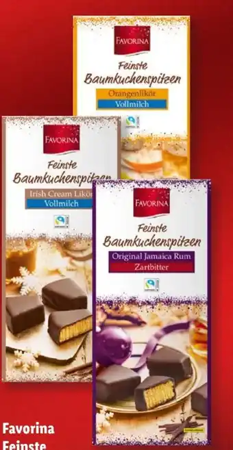 Lidl Favorina Feinste Baumkuchenspitzen Angebot