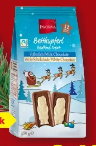 Lidl Favorina Schokoladentäfelchen Betthupferl Angebot