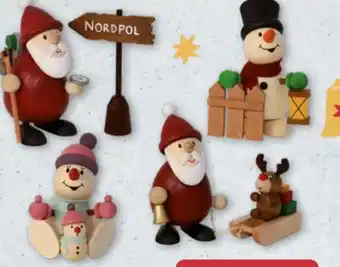 Aldi Nord Weihnachtsfiguren aus Holz Angebot