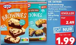 Kaufland DR. OETKER Backmischung Angebot