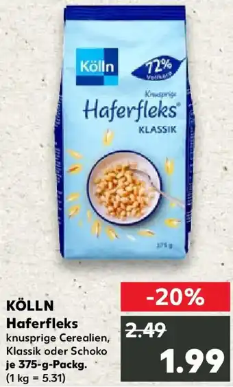 Kaufland KÖLLN Haferfleks Angebot