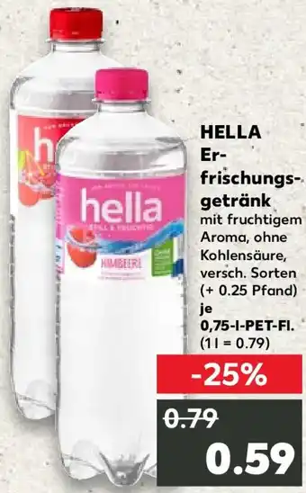 Kaufland HELLA Erfrischungsgetränk Angebot