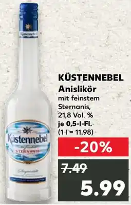 Kaufland KÜSTENNEBEL Anislikör Angebot