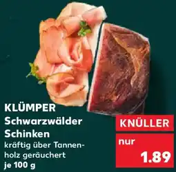 Kaufland KLÜMPER Schwarzwälder Schinken Angebot