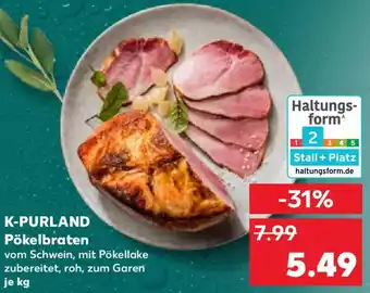 Kaufland K-PURLAND Pökelbraten Angebot
