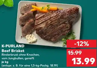 Kaufland K-PURLAND Beef Brisket Angebot